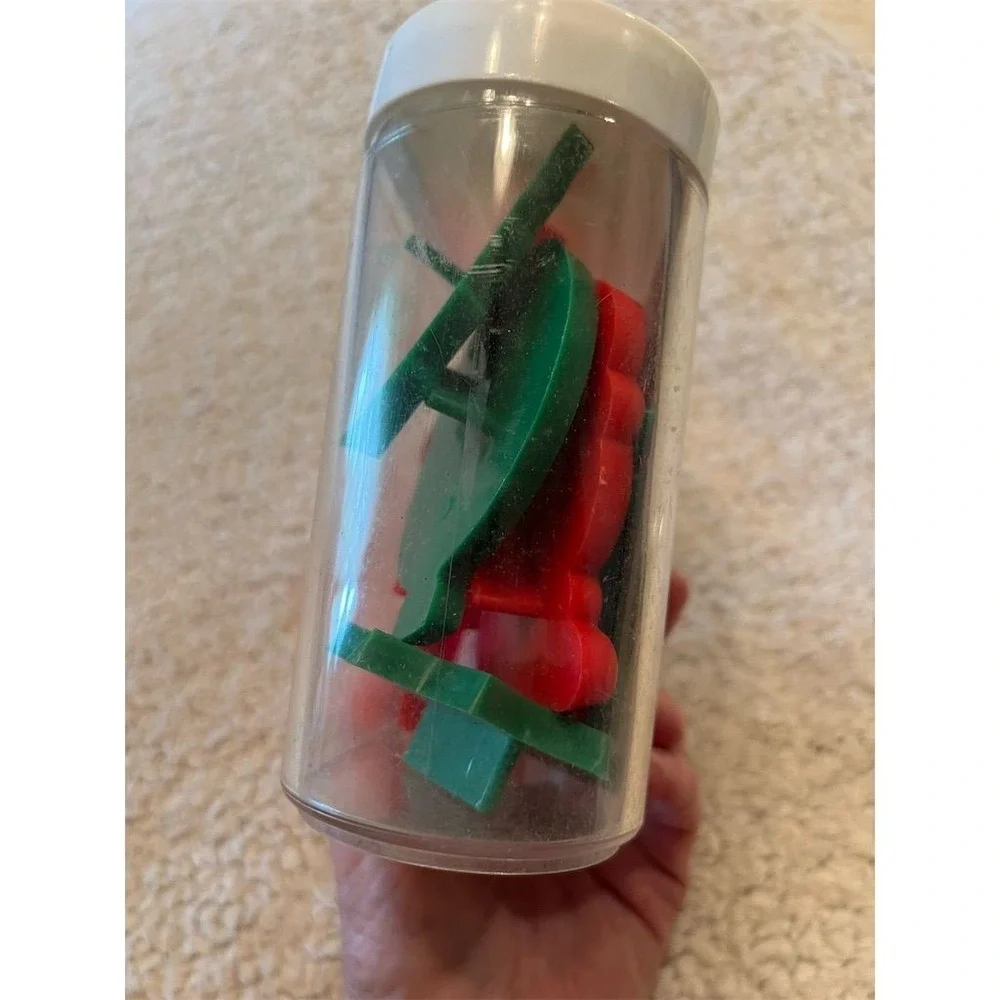 Vintage Christmas Cookie Cutter Set 10 Piece Multicolor Holiday Theme angel tree